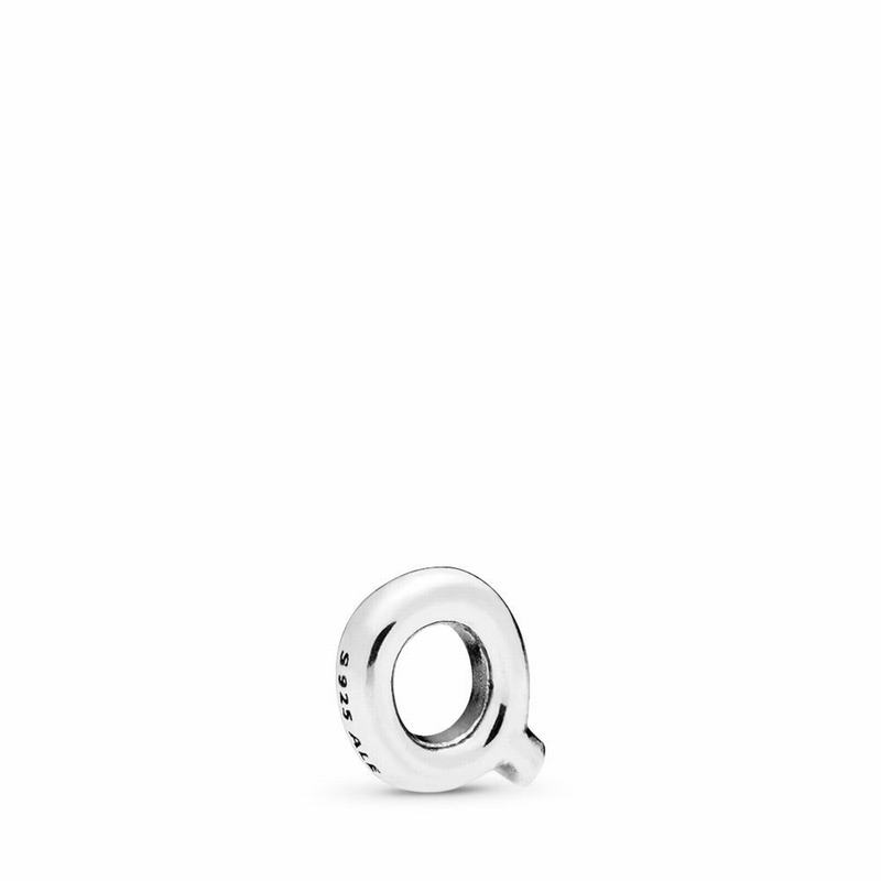 Pandora Letter Q Petite Locket Charm Ireland - Sterling Silver - 190532OTK